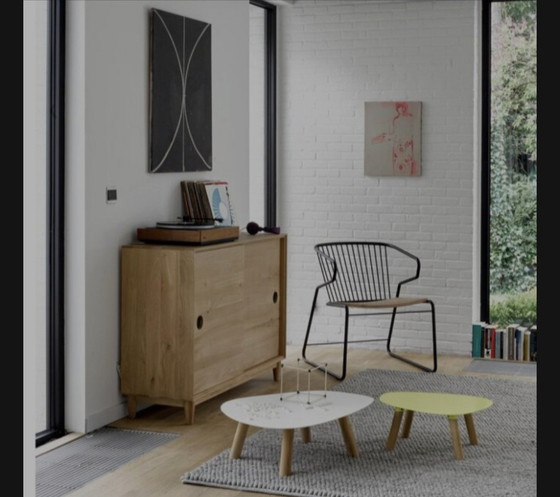 Image 1 of 2X Ethnicraft Gabbia Chairs