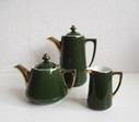 S.P.M. Walküre Art deco coffee pot, teapot and milk jug