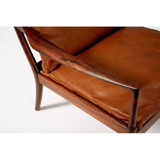 Image 1 of Pair of "Samso" Rosewood Lounge Chairs by Ib Kofod-Larsen 1960s 