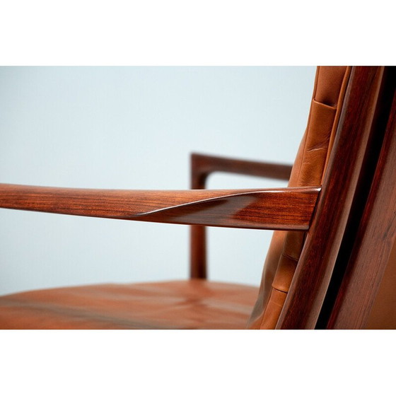 Image 1 of Pair of "Samso" Rosewood Lounge Chairs by Ib Kofod-Larsen 1960s 