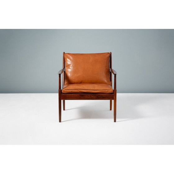 Image 1 of Pair of "Samso" Rosewood Lounge Chairs by Ib Kofod-Larsen 1960s 