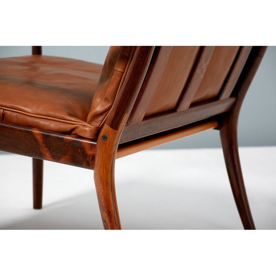 Image 1 of Pair of "Samso" Rosewood Lounge Chairs by Ib Kofod-Larsen 1960s 