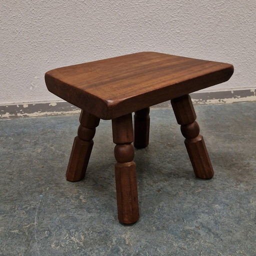 Tabouret vintage en teck