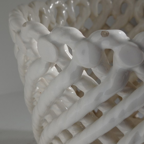 Image 1 of Braided Ceramic Planter