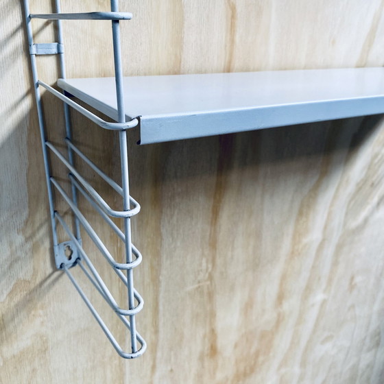 Image 1 of Mid - Century Xxl Metal Tomado Shelving Wall Unit Dutch Design