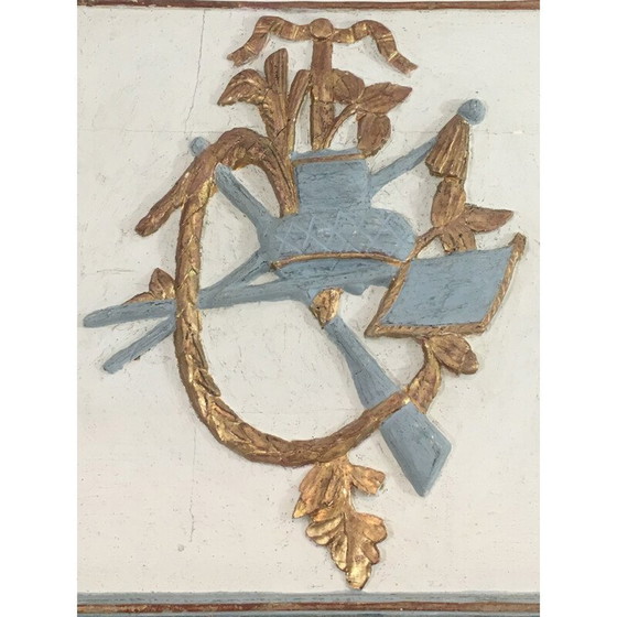 Image 1 of Vintage Louis XVI carved wood mirror, 1780