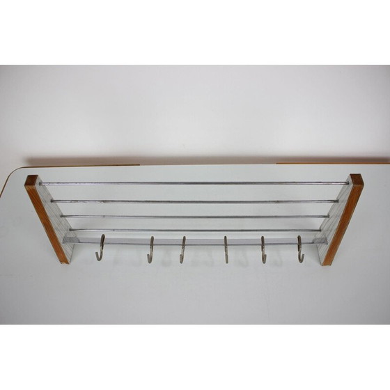 Image 1 of Vintage metal coat hook, Czechoslovakia 1960