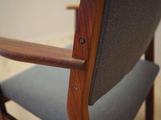 Image 1 of Graphite Teak Armchair, Danish Design, 1960S, Production: Denmark