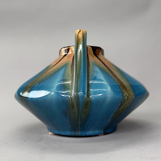 Image 1 of Large Art Deco Vase by Faiencerie Thulin of Belgium