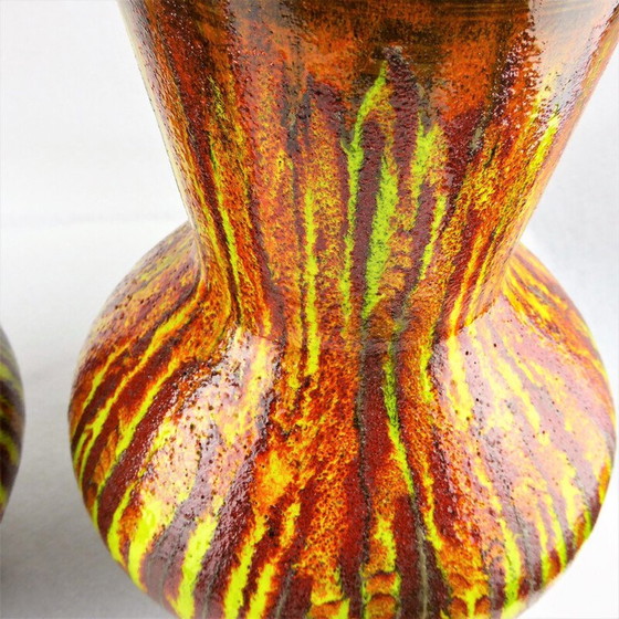 Image 1 of Pair of vintage Saint Clement ceramic vases, 1960