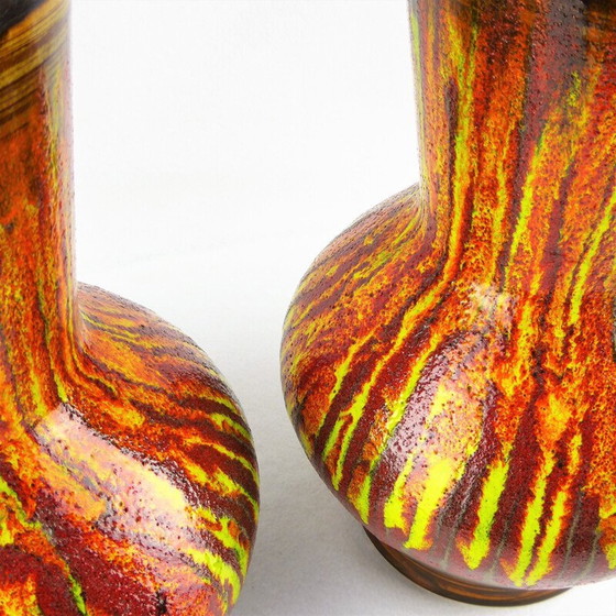 Image 1 of Pair of vintage Saint Clement ceramic vases, 1960