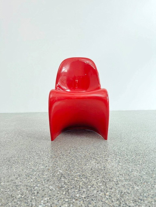 Panton Chair in red by Verner Panton for Herman Miller / Fehlbaum Produktion