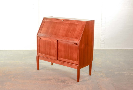 Image 1 of Medieval Danish Teak Office Cabinet by H.W. Small for Bramin