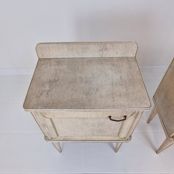 Image 1 of Pair of vintage night stands by Umberto Mascagni, Italy 1950s