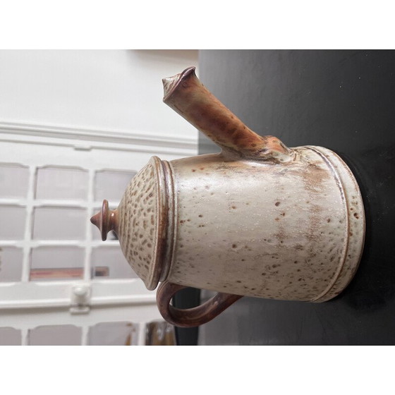 Image 1 of Teiera vintage in gres con filtro, anni '70