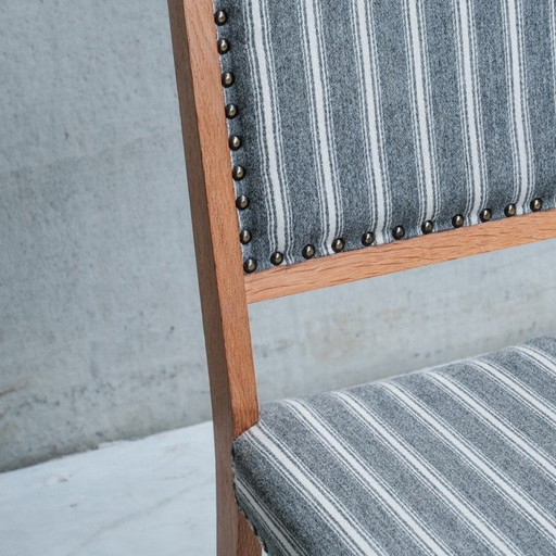 Set of six vintage oak dining chairs, Denmark 1960