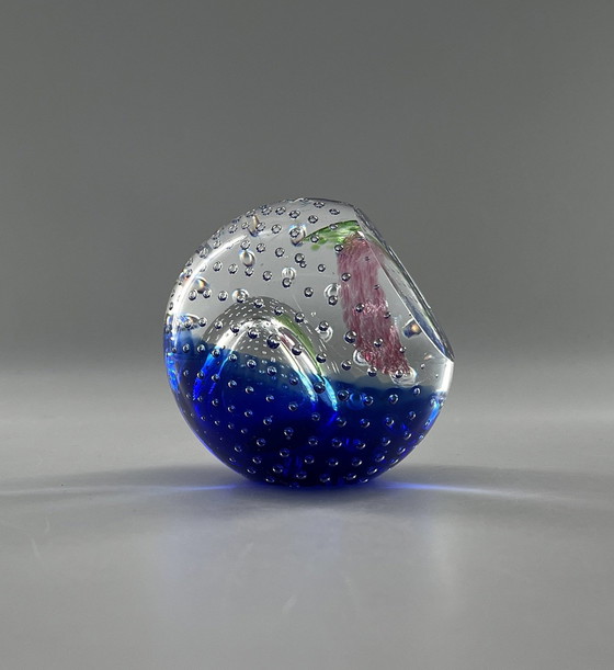 Image 1 of Limited Edition Caithness Glass Scotland "Planetarium" Paperweight Signed