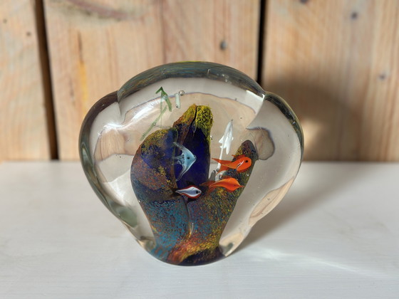 Image 1 of Art glass mouth-blown aquarium XL