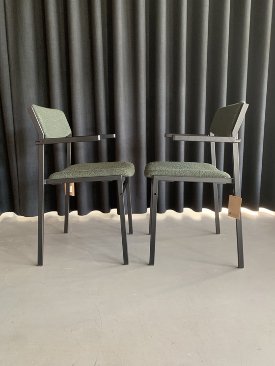 Image 1 of 2X Dining Chair No. 50 With Armrests - Design In Box