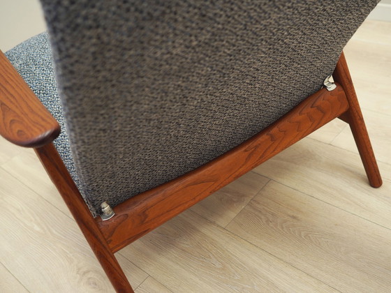 Image 1 of Teak Armchair, Scandinavian Design, 1960S, Designer: Alf Svensson, Manufacture: Fritz Hansen