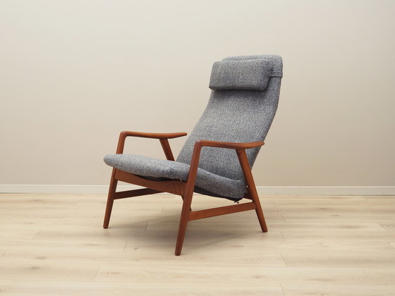 Image 1 of Teak Armchair, Scandinavian Design, 1960S, Designer: Alf Svensson, Manufacture: Fritz Hansen