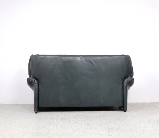 Image 1 of Cassina Portovenere Leather Sofa With Hocker