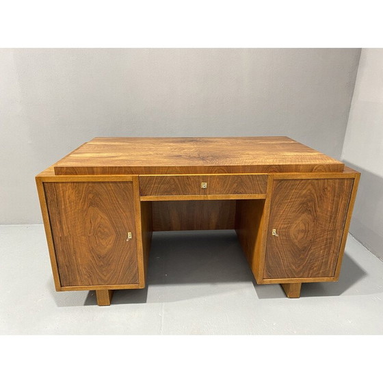 Image 1 of Vintage Art Deco writing desk, Central Europe 1930