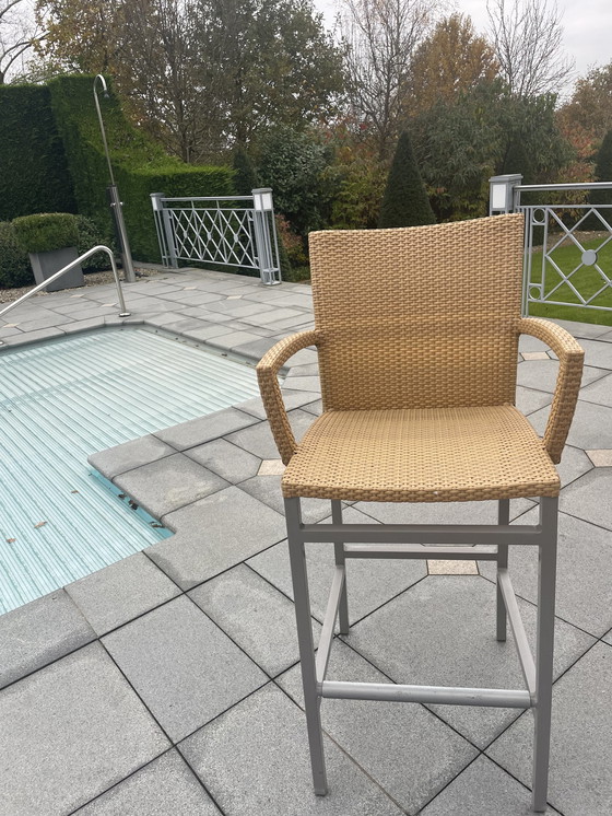 Image 1 of 4x Rausch Classics El-0606-23641 Garden Bar Chairs