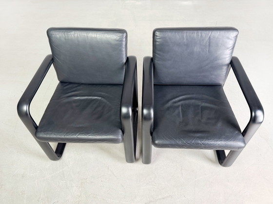 Image 1 of Set of 2 Hombre armchairs Rosenthal chair Burkhard Vogtherr 1970s