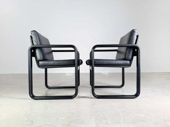 Image 1 of Set of 2 Hombre armchairs Rosenthal chair Burkhard Vogtherr 1970s