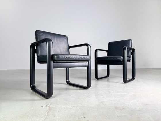 Image 1 of Set of 2 Hombre armchairs Rosenthal chair Burkhard Vogtherr 1970s