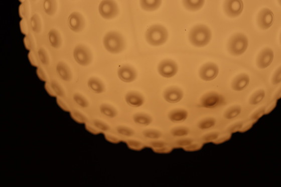 Image 1 of Lampada da soffitto in vetro opalino Bubble Space Age di Rolf Krüger per Staff, Germania, anni '70