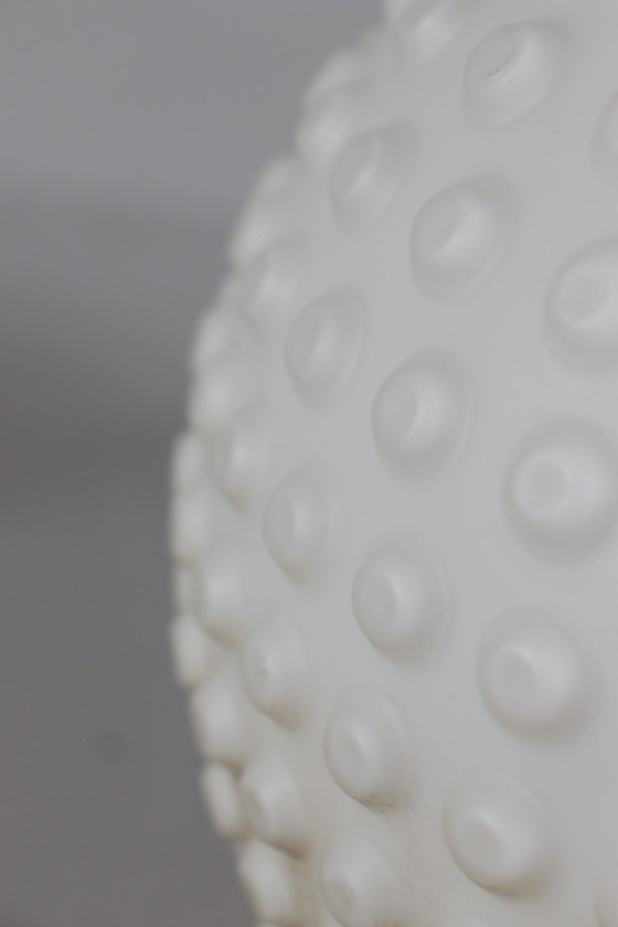 Image 1 of Lampada da soffitto in vetro opalino Bubble Space Age di Rolf Krüger per Staff, Germania, anni '70