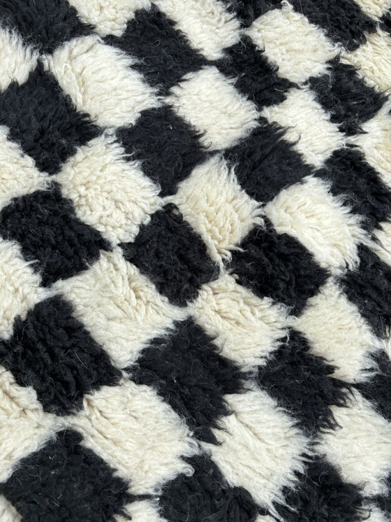 Image 1 of Checkered Wool Rug 