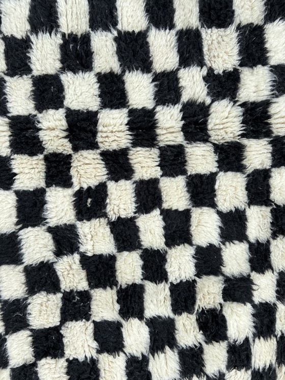 Image 1 of Checkered Wool Rug 