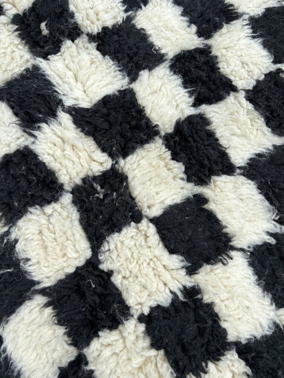 Image 1 of Checkered Wool Rug 