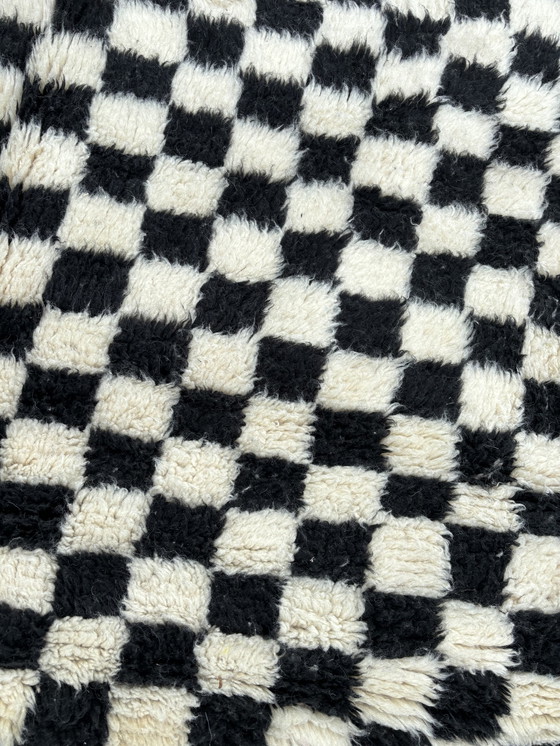 Image 1 of Checkered Wool Rug 