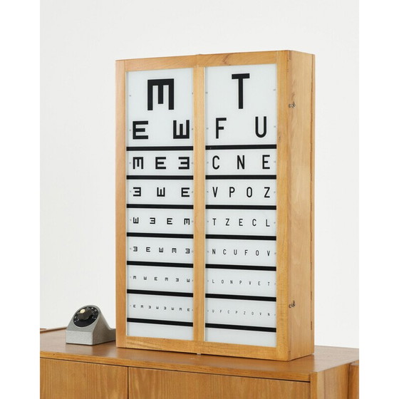 Image 1 of Ottotipo vintage illuminato di Dioptra Kromeriz, Cecoslovacchia 1980