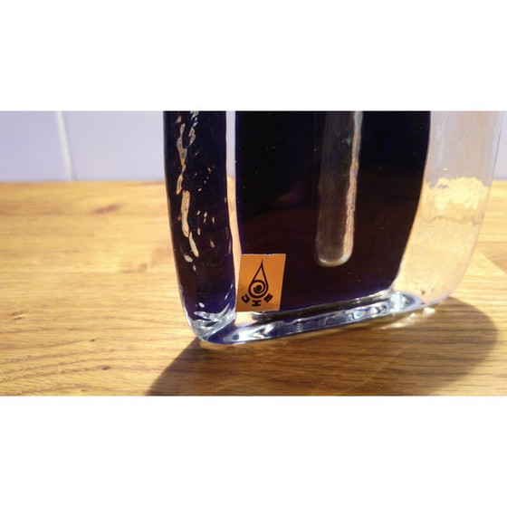 Image 1 of Vintage black design vase, Czechoslovakia 1970