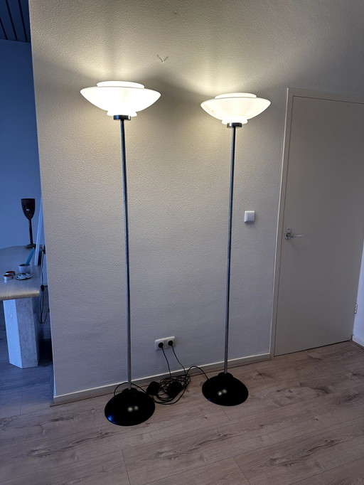 2x Peill & Putzler Floor Lamps