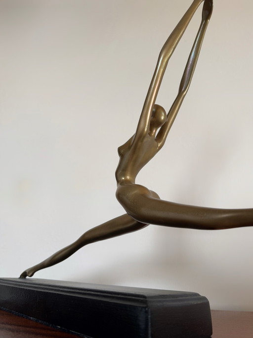 Brass Dancer Sculpture 60's