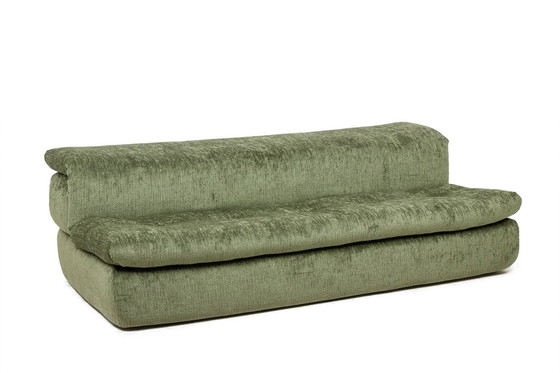 Image 1 of Airborne. Green Velvet Sofa Bed. 1970S.