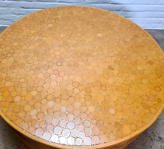 Image 1 of Mcguire Wheat Sheaf Coffee Table, 1970S