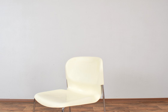 Image 1 of Sm400K White Swing Chair By Gerd Lange For Drabert, Set Of 4, 1980S