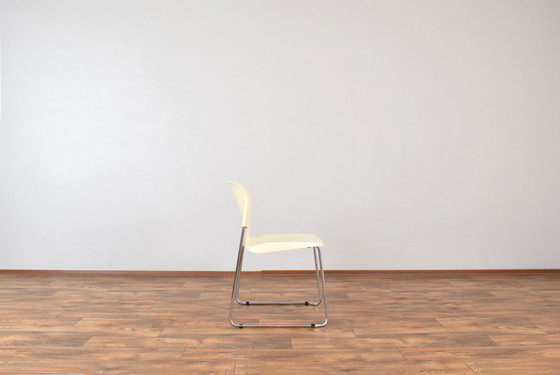 Image 1 of Sm400K White Swing Chair By Gerd Lange For Drabert, Set Of 4, 1980S