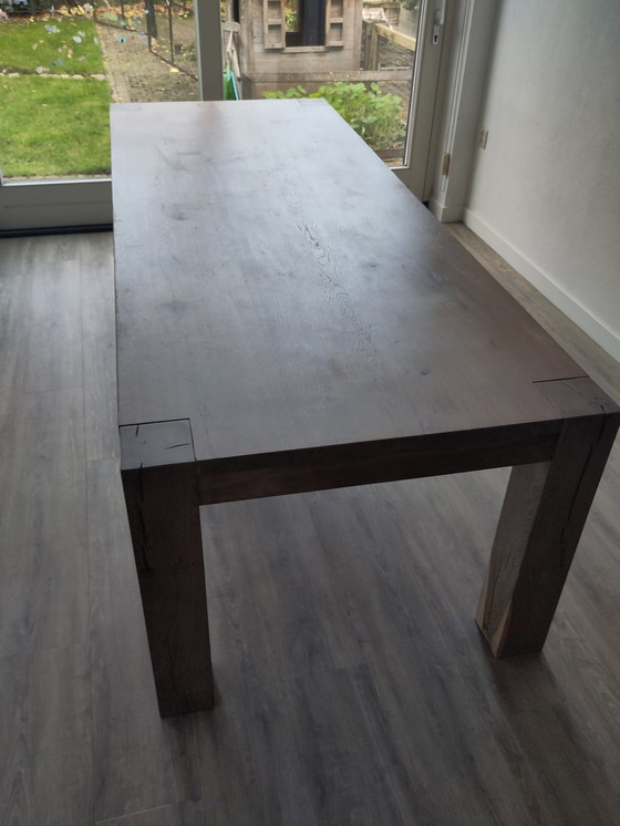 Image 1 of Oak Dining Table 2.60 Meter Long