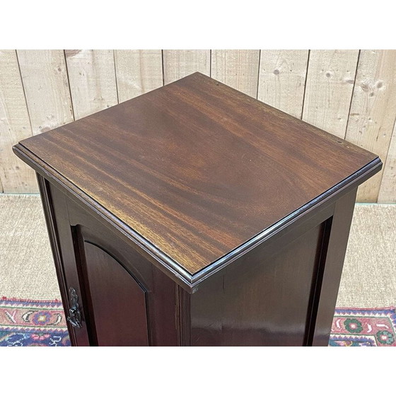 Image 1 of Vintage mahogany bedside table, England 1930