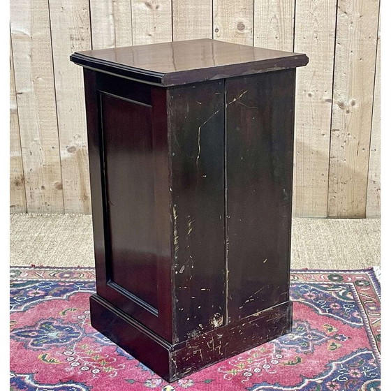 Image 1 of Vintage mahogany bedside table, England 1930