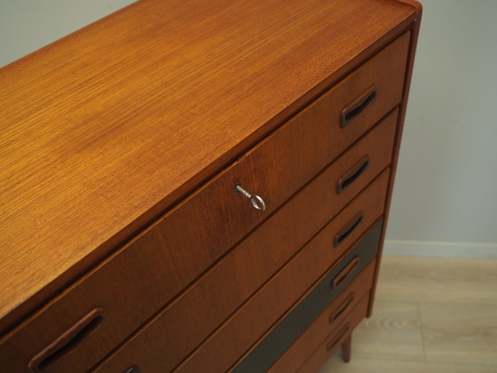 Image 1 of Teak Chest Of Drawers, Danish Design, 1970S, Production: Denmark