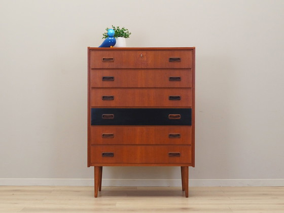 Image 1 of Teak Chest Of Drawers, Danish Design, 1970S, Production: Denmark